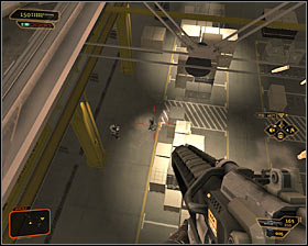 4 - (5) Aggressive solution: Getting inside the port warehouse - Stowing Away - Deus Ex: Human Revolution - Game Guide and Walkthrough