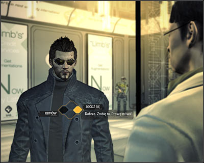 Your reaction to the doctors statement on fact, that Jensen is wanted by Belltower forces, do not matter at all, because he doesnt want to betray you - Talion A.D. (steps 1-3) - Side quests - Deus Ex: Human Revolution - Game Guide and Walkthrough