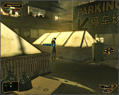 Mengyao stays on the roof of one of central building in this district (screen above) and, of course, you have to start a conversation with her - A Matter of Discretion - Side quests - Deus Ex: Human Revolution - Game Guide and Walkthrough