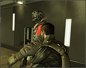 Return now to level 1 of Bio-Mech Lab building and start exploring it - (3) Peaceful solution: Finding Declan Faherty - Rescuing Megan and Her Team - Deus Ex: Human Revolution - Game Guide and Walkthrough