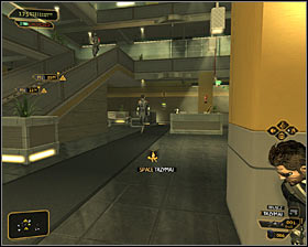 Eventually you should find yourself west of the previously mentioned security camera #1 - (4) Peaceful solution: Finding Nia Colvin - Rescuing Megan and Her Team - Deus Ex: Human Revolution - Game Guide and Walkthrough