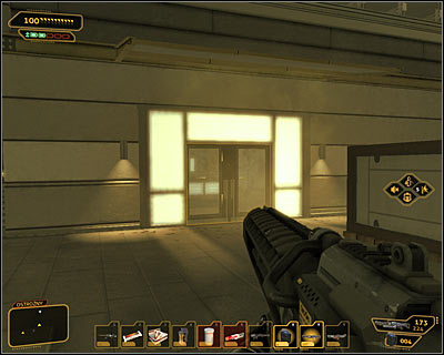 You can get to the Nia Colvins lab using the main entrance to the Micro-Gen Lab (screen above) - (4) Aggressive solution: Finding Nia Colvin - Rescuing Megan and Her Team - Deus Ex: Human Revolution - Game Guide and Walkthrough