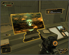 During your march you have to watch out for another security camera - you had no chances to disable it before - (6) Peaceful solution: Uploading a virus to the security computer - Rescuing Megan and Her Team - Deus Ex: Human Revolution - Game Guide and Walkthrough