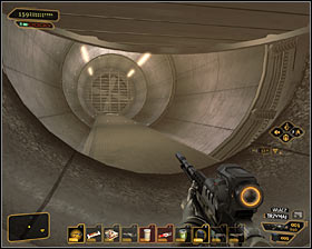 Eventually you have to reach a wall of the northern building - (1) Getting inside the station - Shutting Down Darrows Signal - Deus Ex: Human Revolution - Game Guide and Walkthrough