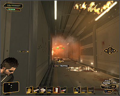 Return to the main corridor and resume exploration of second floor of the facility - (2) Reaching the tower top - Shutting Down Darrows Signal - Deus Ex: Human Revolution - Game Guide and Walkthrough