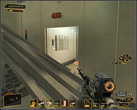 Make sure that youve eliminated all civilians and spend some moment to explore the area - (6) Aggressive solution: Reaching the William Taggarts hideout - Shutting Down Darrows Signal - Deus Ex: Human Revolution - Game Guide and Walkthrough