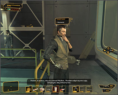 Enter the room and take your time do examine a locker and an unsecured computer terminal - (7) Peaceful solution: Reaching the David Sarifs hideout - Shutting Down Darrows Signal - Deus Ex: Human Revolution - Game Guide and Walkthrough