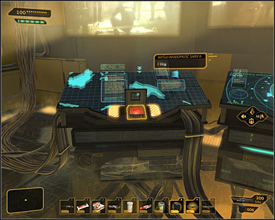 If you want to send Sarifs message, you have to interact with a left terminal (screen above) - List of endings - Endings - Deus Ex: Human Revolution - Game Guide and Walkthrough