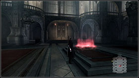 Go back to the Grand Hall (through Large Hall) - Mission 05: Trisagion - WALKTHROUGH - Devil May Cry 4 - Game Guide and Walkthrough