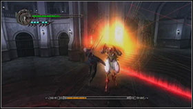 He is much easier than Credo - it's enough to attack him aggressively and when he loses energy use Buster (with Devil Trigger if possible) - Mission 09: For you - WALKTHROUGH - Devil May Cry 4 - Game Guide and Walkthrough