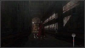 Use red platform to reach the top of the shaft - Mission 16: Inferno - WALKTHROUGH - Devil May Cry 4 - Game Guide and Walkthrough