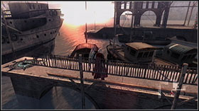 You'll meet some scarecrows and knights in the docks - Mission 17: Adiago for Strings - WALKTHROUGH - Devil May Cry 4 - Game Guide and Walkthrough