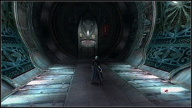 Before you jump into the well, run around it and take a Blue Orb Fragment - Mission 6: Resurrection - Missions - Devil May Cry 4 (PC) - Game Guide and Walkthrough