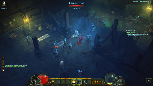 You'll find a short corridor here and a door - A Shattered Crown - Quests - Diablo III - Game Guide and Walkthrough