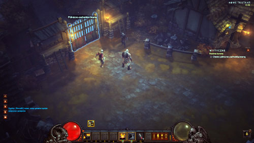 Exit the cellar and return to the gate you've probably noticed earlier on when you were following the blacksmith - A Shattered Crown - Quests - Diablo III - Game Guide and Walkthrough