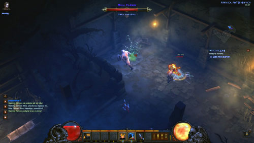 You'll find the blacksmith's wife at the end of the cellar and sadly you'll have to kill her as well - A Shattered Crown - Quests - Diablo III - Game Guide and Walkthrough