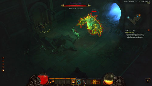 Begin exploring Defiled Crypt Level 2 which is rather small - A Shattered Crown - Quests - Diablo III - Game Guide and Walkthrough