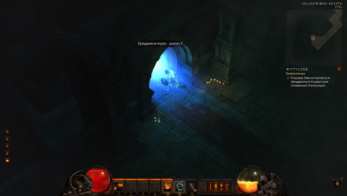 Go back to the Defiled Crypt with the passageway leading to level two and choose it - A Shattered Crown - Quests - Diablo III - Game Guide and Walkthrough