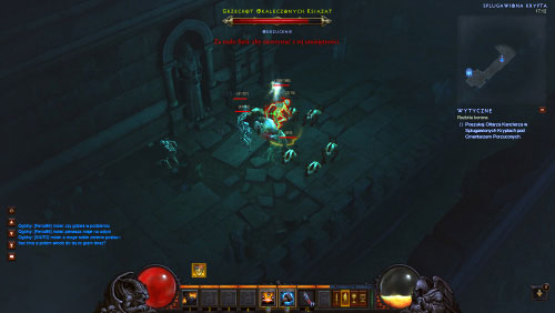 Only one of the Defiled Crypts mentioned above has a second level and this is the one you must choose in order to proceed with the next part of the quest (the remaining crypts have only one level) - A Shattered Crown - Quests - Diablo III - Game Guide and Walkthrough