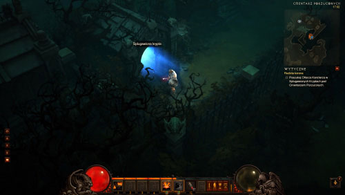 You must check three Defiled Crypts - A Shattered Crown - Quests - Diablo III - Game Guide and Walkthrough
