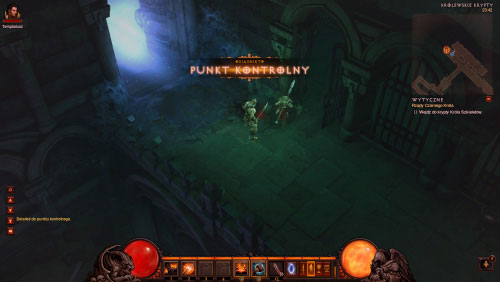 Keep heading forward until you've located a passageway leading to the Crypt of the Skeleton King - Reign of the Black King - Quests - Diablo III - Game Guide and Walkthrough