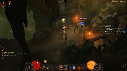 Continue exploring the crypt until you've located the Beacon of Honor - The Broken Blade - Quests - Diablo III - Game Guide and Walkthrough