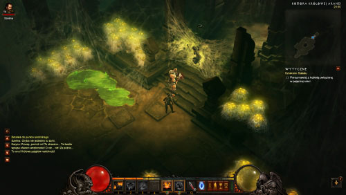 Once you're inside the Chamber of Queen Araneae head forward and you'll notice a trapped woman - Trailing the Coven - Quests - Diablo III - Game Guide and Walkthrough