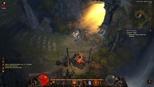 Keep moving forward until you've reached Wortham Bluffs - Trailing the Coven - Quests - Diablo III - Game Guide and Walkthrough