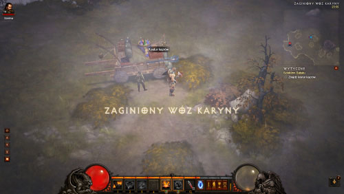 Your primary objective at the moment is to locate Karyna's Lost Cart - Trailing the Coven - Quests - Diablo III - Game Guide and Walkthrough