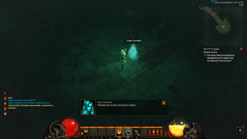 There are three Crypts underneath the Cemetery of the Forsaken and you may encounter a ghost of Lady Dunhyld in one them - Matriarchs Bones - Events - Diablo III - Game Guide and Walkthrough