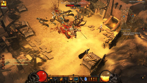 Go back outside to witness a battle taking place - The Road to Alcarnus - Quests - Diablo III - Game Guide and Walkthrough