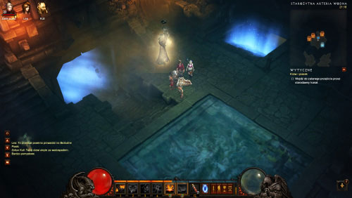 All you have to do is to use the newly opened passageway - Blood and Sand - Quests - Diablo III - Game Guide and Walkthrough