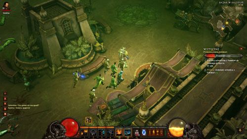 Once you've rescued the first group of refugees go to your left and choose a previously unaccessible passageway - The Scouring of Caldeum - Quests - Diablo III - Game Guide and Walkthrough