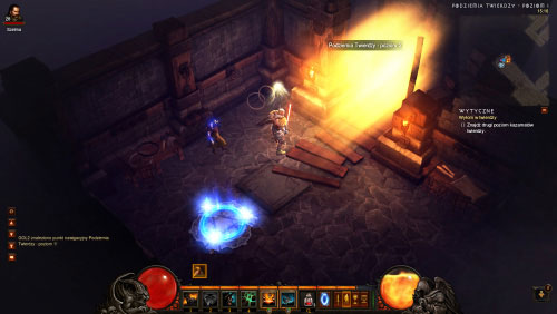 Your main objective is to locate a passageway Keep Depths Level 2, however before you use it make sure to locate and activate a waypoint on level 1 - The Breached Keep - Quests - Diablo III - Game Guide and Walkthrough