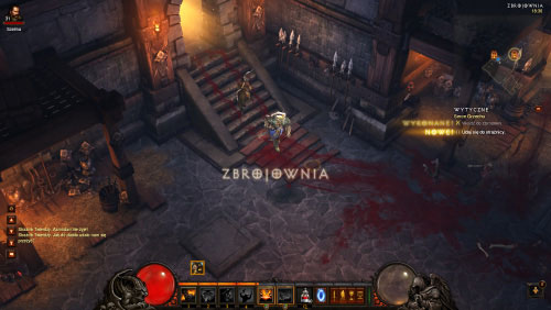 You won't encounter anyone here when you'll enter the Armory - Heart of Sin - Quests - Diablo III - Game Guide and Walkthrough