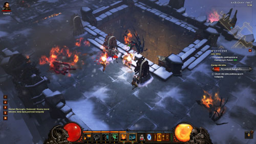 The recruits will start using the winches to raise the catapult and your job is to protect them from demon attacks - Raising Recruits - Events - Diablo III - Game Guide and Walkthrough