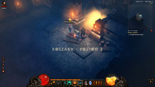 Once you've reached the second level of the barracks you should almost immediately encounter a Stronghold Guardian and you must talk to him - Blood Ties - Events - Diablo III - Game Guide and Walkthrough