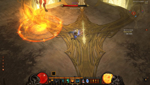 Diablo can also cast a single fireball and that fireball creates a fire circle on the ground after the explosion - Prime Evil - Quests - Diablo III - Game Guide and Walkthrough