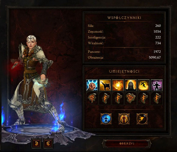 Below is an example of a build I've used to advance to 60th level of experience, along with a list of the most important skills and runes - Build example - Monk - Diablo III - Game Guide and Walkthrough