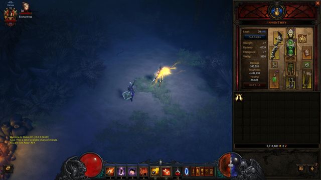 The system calculates 340000 damage, but it does not include bonuses marked with the orange point - Comparing of items - Diablo III: Reaper of Souls - Game Guide and Walkthrough