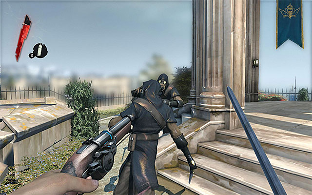 Variant two is using your blade - Defeating the assassins - Prologue - Returning Home - Dishonored - Game Guide and Walkthrough