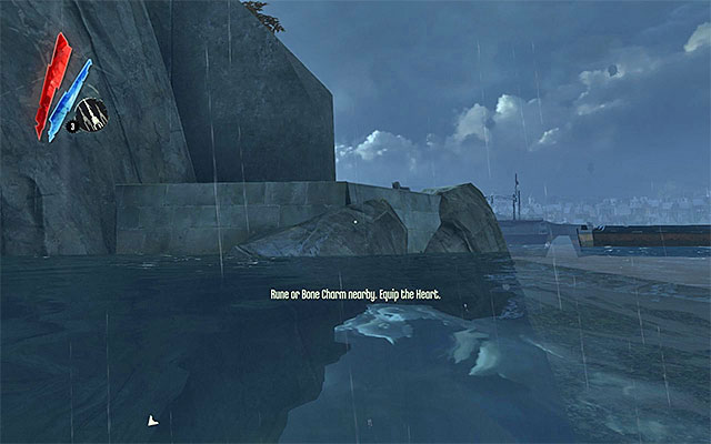 Before you approach the first wall of light, it is a good idea to search around for the first Bone Charm - Reaching the first Wall of Light - Mission 2 - High Overseer Campbell - Dishonored - Game Guide and Walkthrough