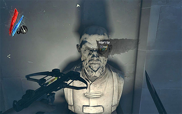 The most important thing to do here, is interact with the bust shown in the above screenshot - Exploring the High Overseer Campbel's building - Mission 2 - High Overseer Campbell - Dishonored - Game Guide and Walkthrough