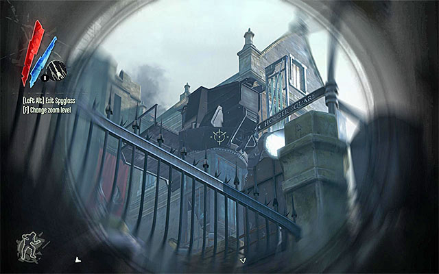 The quest starts in exactly the same place as the previous one, so you already should have much insight into the situation - Getting past the first watchtower - Mission 3 - House of Pleasure - Dishonored - Game Guide and Walkthrough