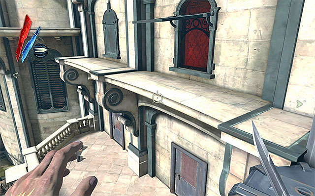 There is another, even more interesting way through the opened window - Infiltrating the Golden Cat club - Mission 3 - House of Pleasure - Dishonored - Game Guide and Walkthrough