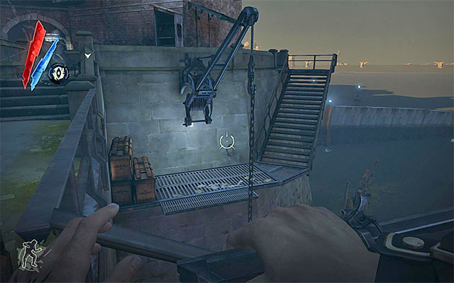 You can reach the outpost safely in two different ways - Getting around the first outpost - Mission 4 - The Royal Physician - Dishonored - Game Guide and Walkthrough
