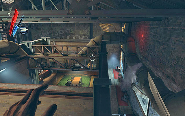 There is a variety of approaches to going around the abovementioned walls of light, like walking over pipes, or using Blink (teleportation) to reach the rooms on the floor, or even their upper parts - Exploring Sokolov's apartment - Mission 4 - The Royal Physician - Dishonored - Game Guide and Walkthrough