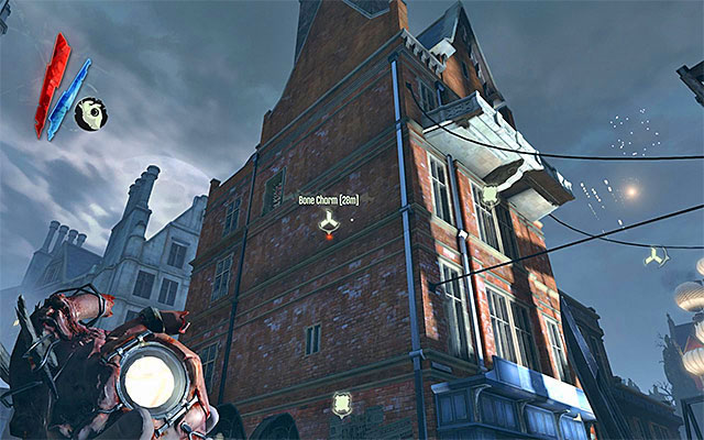 The most important part in the location is the building shown in the above screenshot - Exploring the Estate District - Mission 5 - Lady Boyles Last Party - Dishonored - Game Guide and Walkthrough