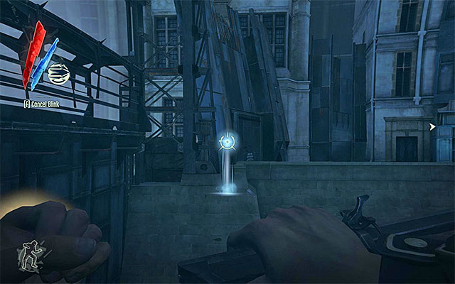 The least obvious variant is to use Blink (teleport) in the area in which both banks are the closest to each other, i - Crossing the river - Mission 5 - Lady Boyles Last Party - Dishonored - Game Guide and Walkthrough