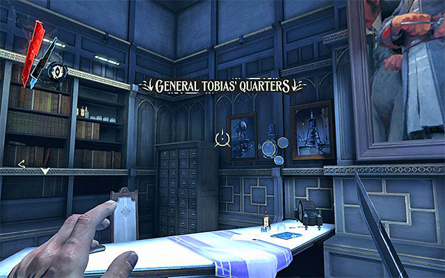 In the center of the second floor there are a number of smaller chambers to explore - Exploring the Dunwall Tower Second Floor - Mission 6 - Return to the Tower - Dishonored - Game Guide and Walkthrough